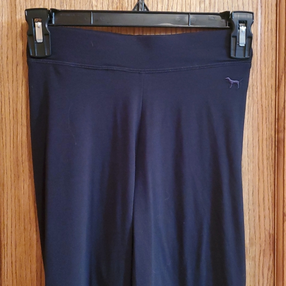 EUC VS PINK black YOGA leggings size XS